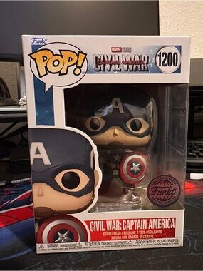 New Funko Pop Captain America #1200 Marvel Civil War
